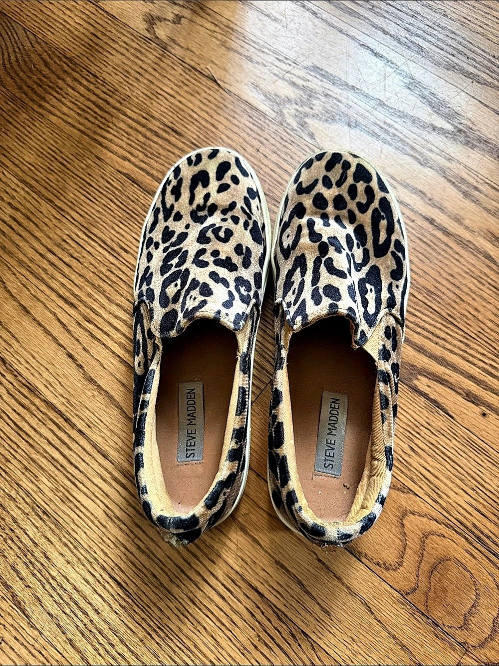 Steve Madden Ecentric Leopard Slip-On Suede Sneaker Sneakers